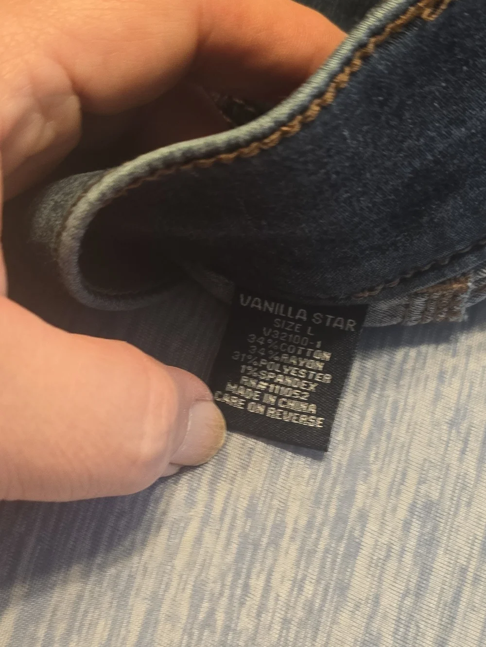 Vanilla Star Dark Gray Denim Jean Shorts